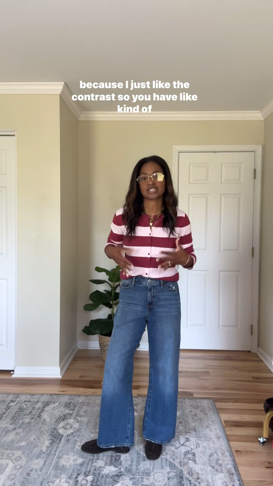 Wearing a small in cardigan. Linking similar jeans

#LTKootd #LTKOver40 #LTKgrwm
