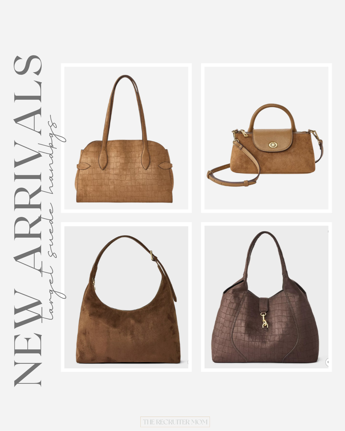 Target is really out here making us look like we spent way more than we did 😅🤎 These new suede fall bags are stunning and every single one looks expensive. All links 👇

#LTKgrwm #LTKSeasonal #LTKWorkwear