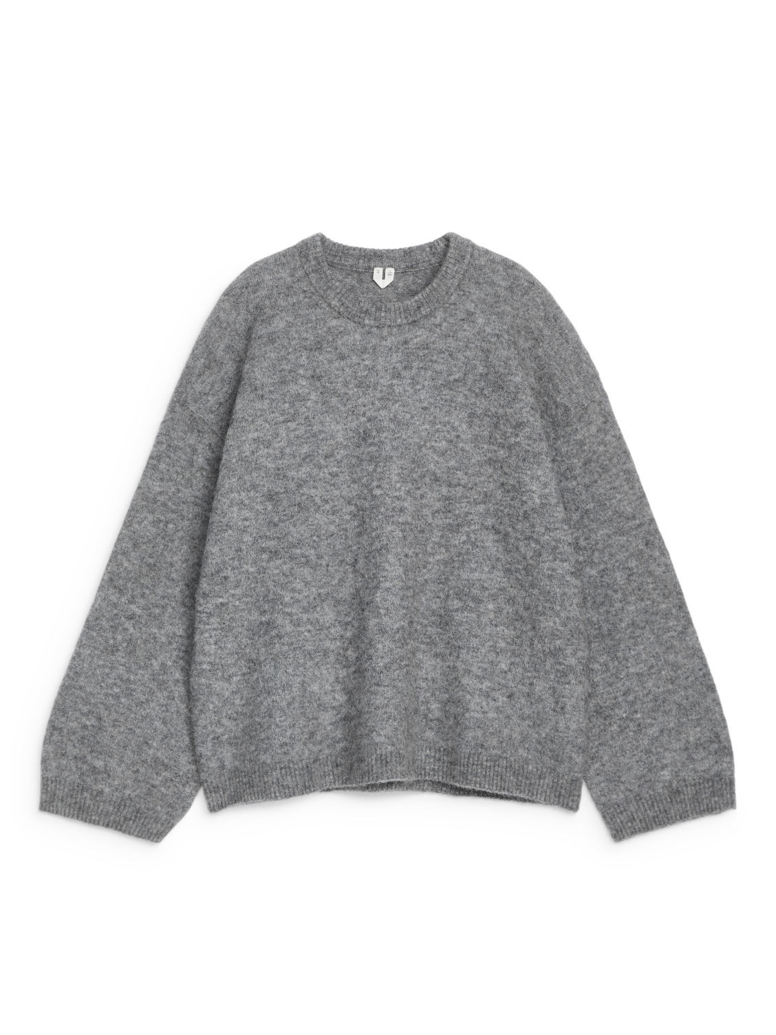 Alpaca-Wool Blend Jumper - Grey | ARKET (US&UK)