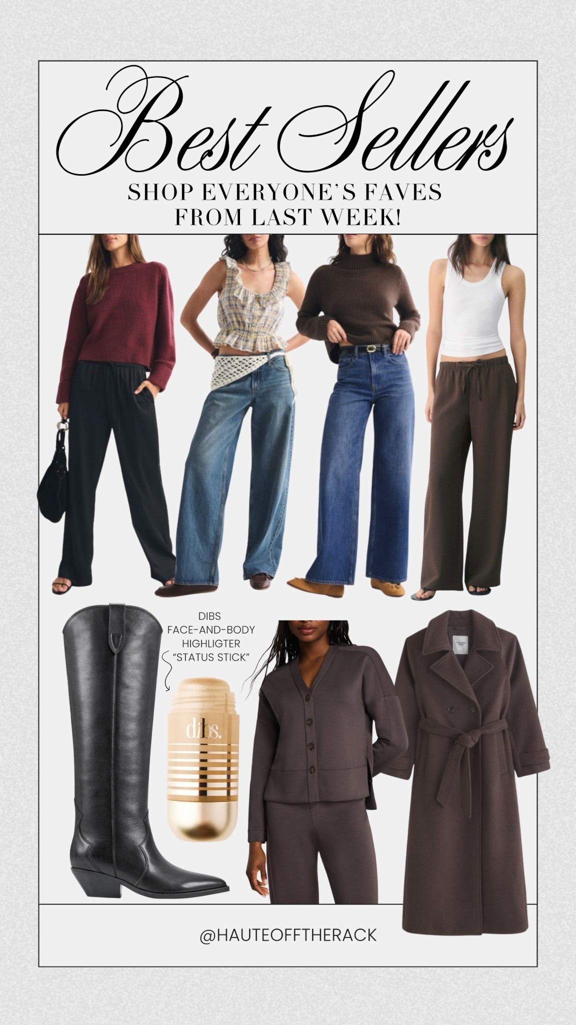 Best sellers from last week!

#abercrombie #denim #jeans #aritzia #chocolatebrown #spanx #coay #kneehighboots #dibs

#LTKBeauty #LTKSeasonal