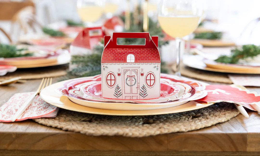 Red Bough Pattern Dinner Napkin | My Mind's Eye