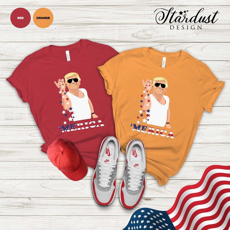 Trump 'Merica T-shirt, Trump Bae Funny 4th of July Shirt, Trump Salt T-shirt, 4th Of July Shirt, ... | Etsy (US)