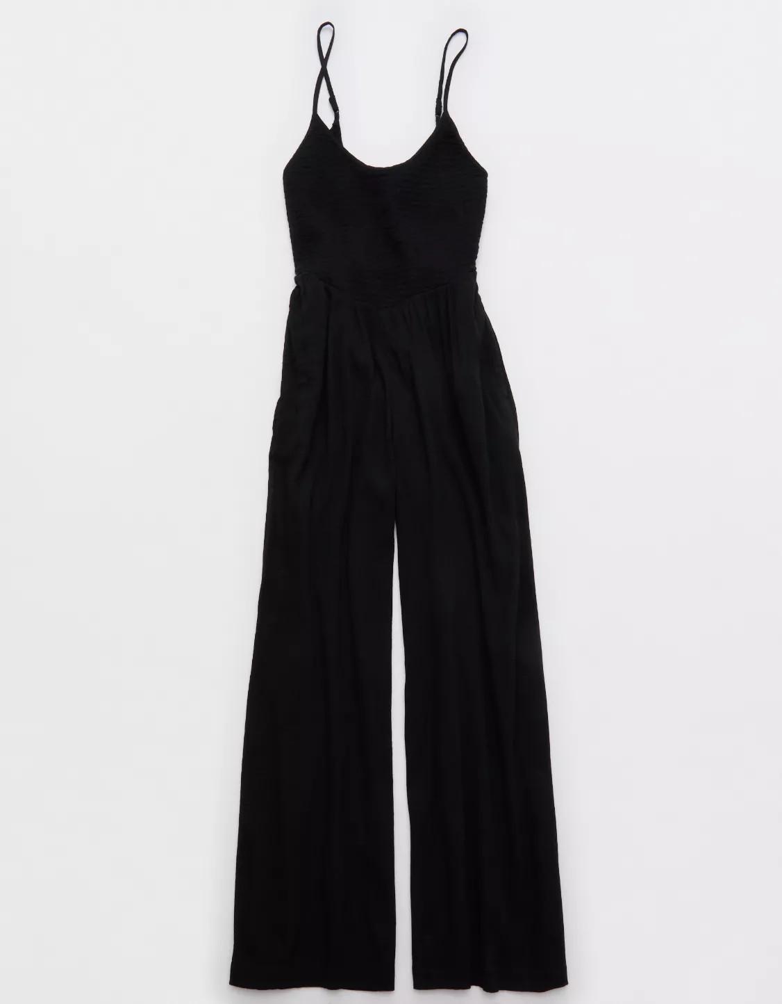 Aerie At The Barre Smocked Jumpsuit | American Eagle Outfitters (US & CA)