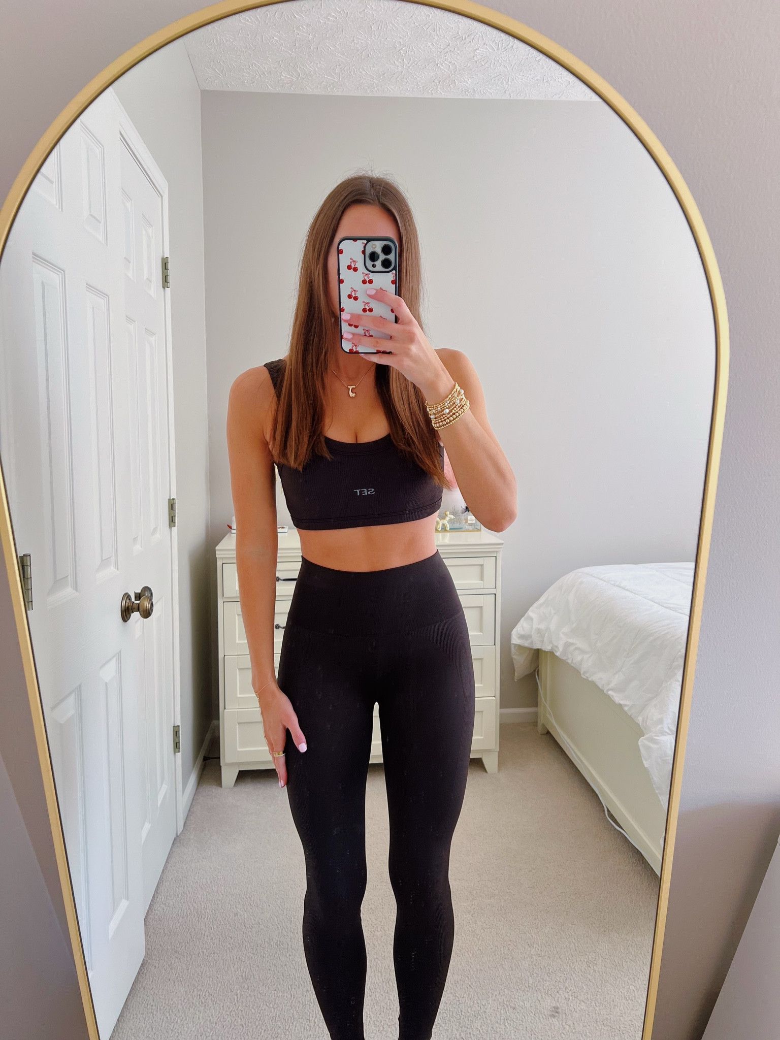 wearing a size small in top & bottoms! 