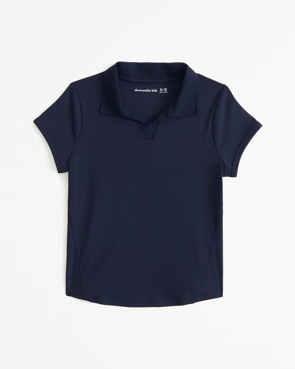synthetic polo | Abercrombie & Fitch (US)