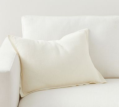 Galen Linen Lumbar Pillow Cover | Pottery Barn (US)