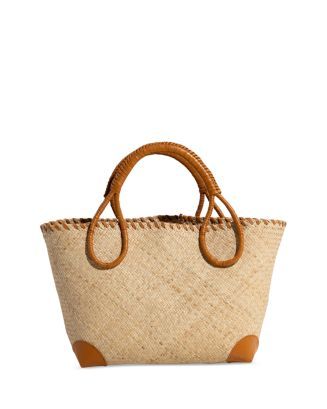 LUSANA Sunrise Mini Woven Tote Handbags - Bloomingdale's | Bloomingdale's (US)