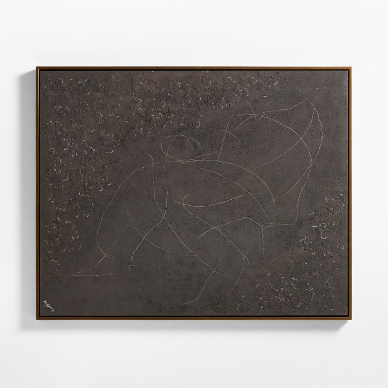 "Campo De Lava" by Marcela Gutierrez 60"x48" Framed Wall Art Print | Crate & Barrel | Crate & Barrel