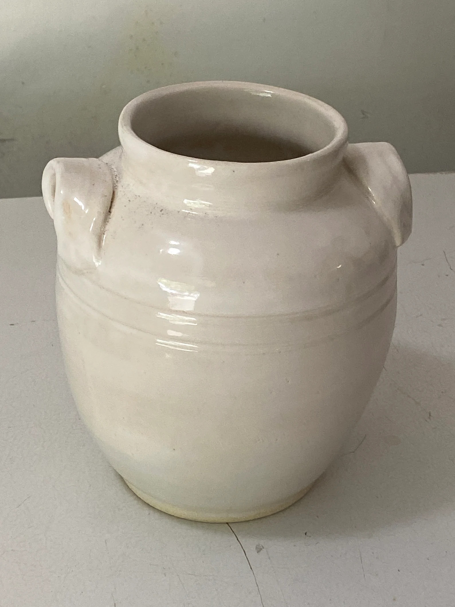 Stoneware Storage Pot confit Medium Warm White CNFT65WH2G - Etsy | Etsy (US)