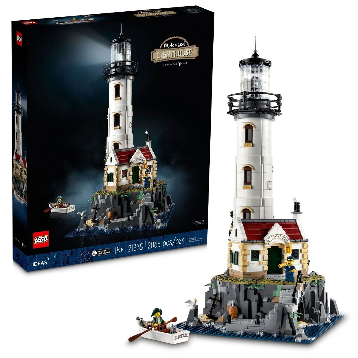 LEGO Ideas Motorized Lighthouse Model Building Kit 21335 | Target