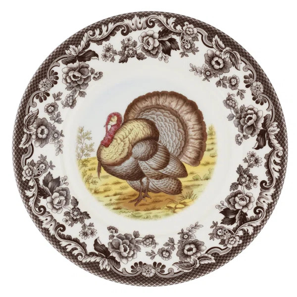 Spode Woodland Turkey 9.25" Salad Plate | Wayfair North America
