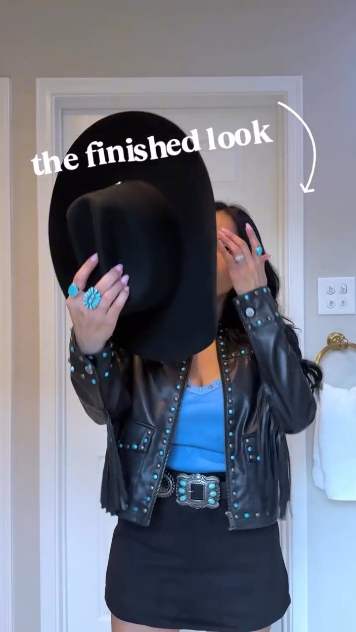 GRWM for @rodeohouston decked out in  @boot_barn_official 🤩✨ #rodeostyle #rodeofashion #houstonrodeo #bootbarnstyle #bootbarnpartner