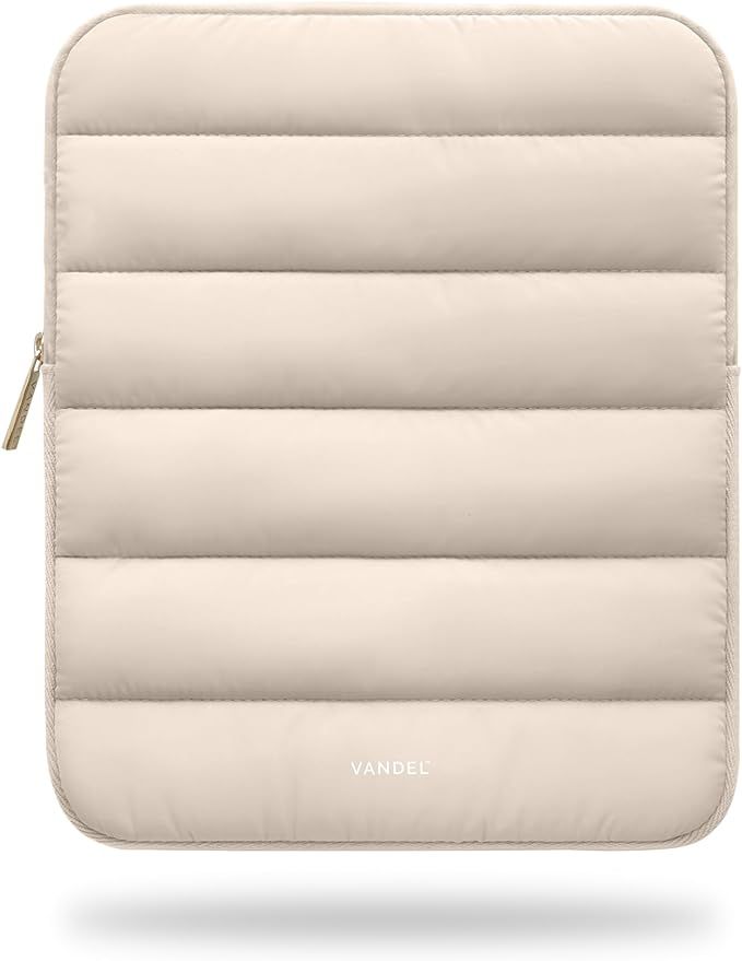 Vandel Puffy iPad Sleeve 9-11 Inch Tablet Sleeve, Beige iPad Case for Women and Men, Cute iPad Ai... | Amazon (US)