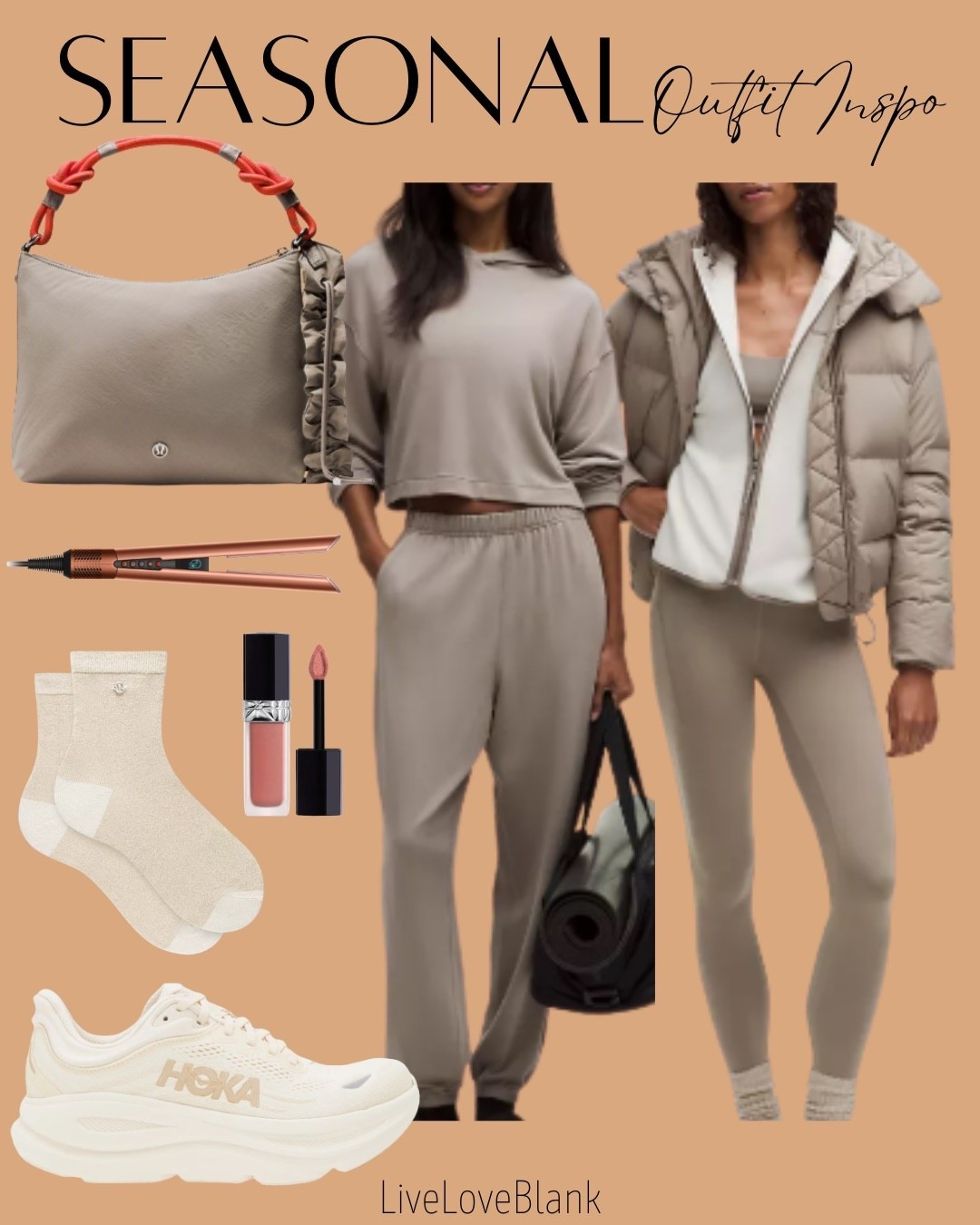 Seasonal outfit idea
Lululemon outfits 
Outfits for her 


#LTKActive #LTKOver40 #LTKTravel