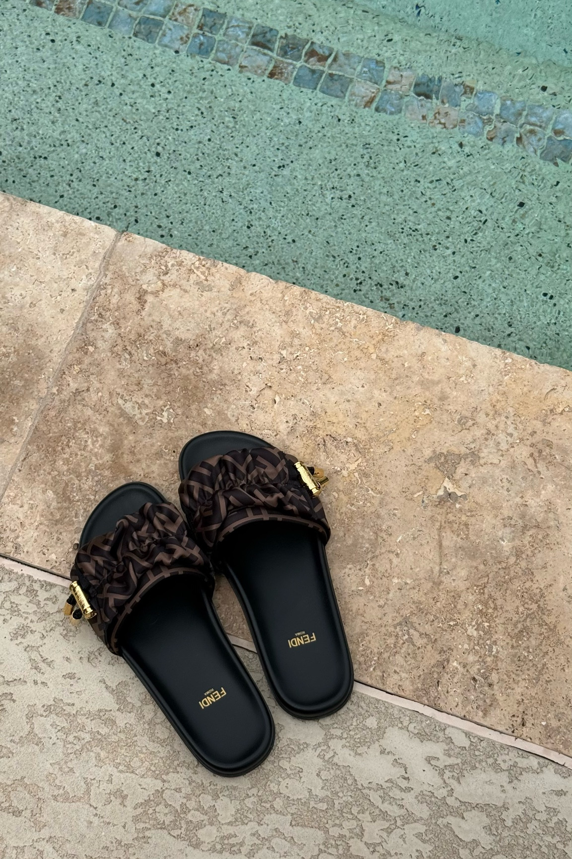 Fendi slides 

#LTKMothersDay #LTKdayinmylife #LTKgrwm