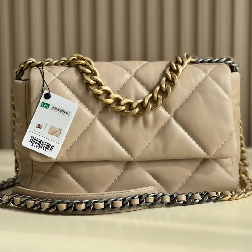 10A Designer Bag Goat Skin Flap Purse Gold and Silver Stitching Chain Handbags Diamond Lattice | DHGate