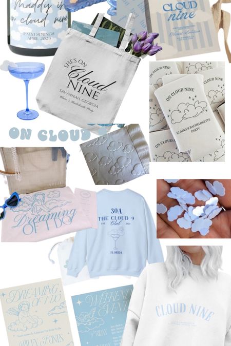 On cloud 9/ dreaming of I do bachelorette inspo 💙☁️💍🪩 

#LTKwedding