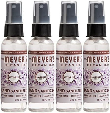 Mrs. Meyer's Antibacterial Hand Sanitizer Spray, Travel Size, Removes 99.9% of Bacteria, Lavender... | Amazon (US)