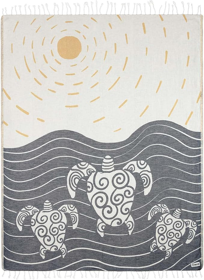 Sand Cloud Turkish Beach Towel - Sand Free - 100% Organic Turkish Cotton Yarn - Quick Dry Towel f... | Amazon (US)