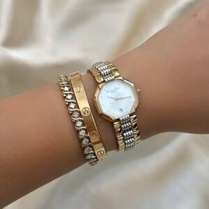 AUTHENTIC VINTAGE DIOR TWO-TONED WATCH | Poshmark