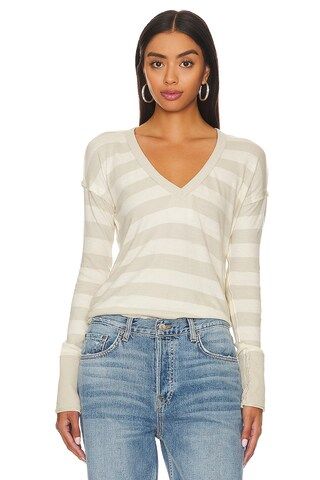 Free People x We The Free Sail Away Long Sleeve In Natural Combo from Revolve.com | Revolve Clothing (Global)