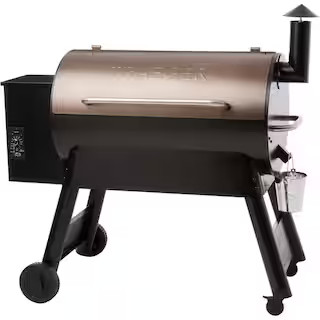 Pro Series 34-Pellet Grill and Smoker in Bronze | The Home Depot