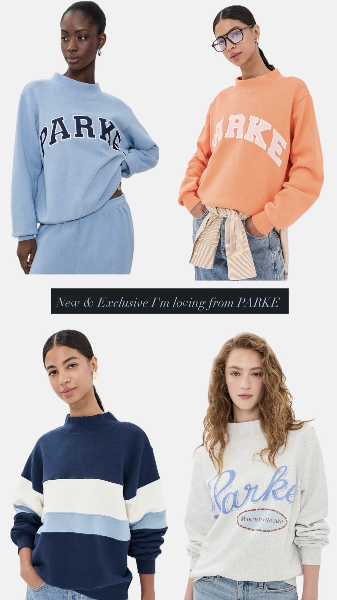 New and exclusive color ways I'm loving from PARKE — daily edit cover from Found by Em