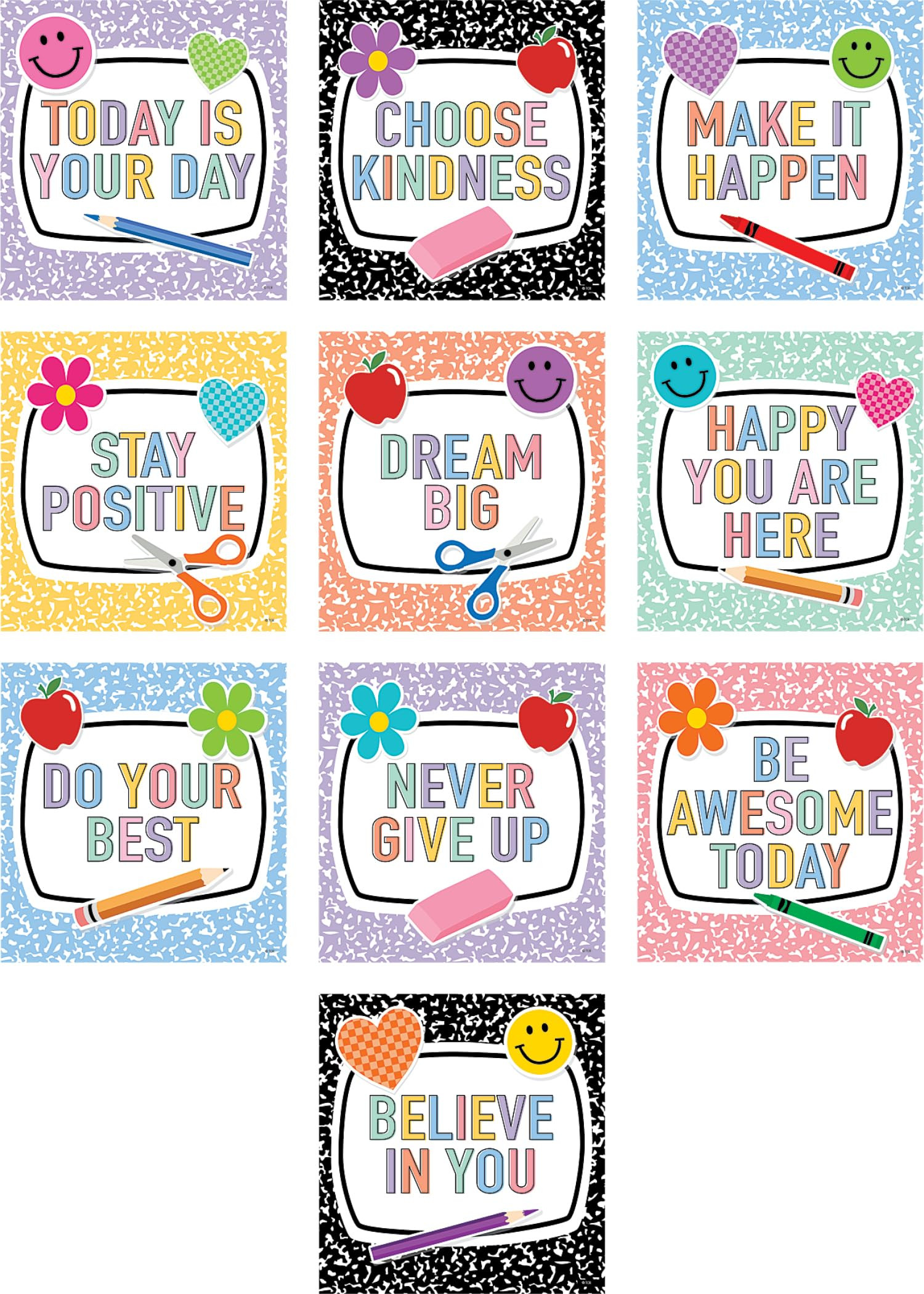 Teacher Created Resources Cool for School Positive Sayings Accents (TCR9307) | Amazon (US)