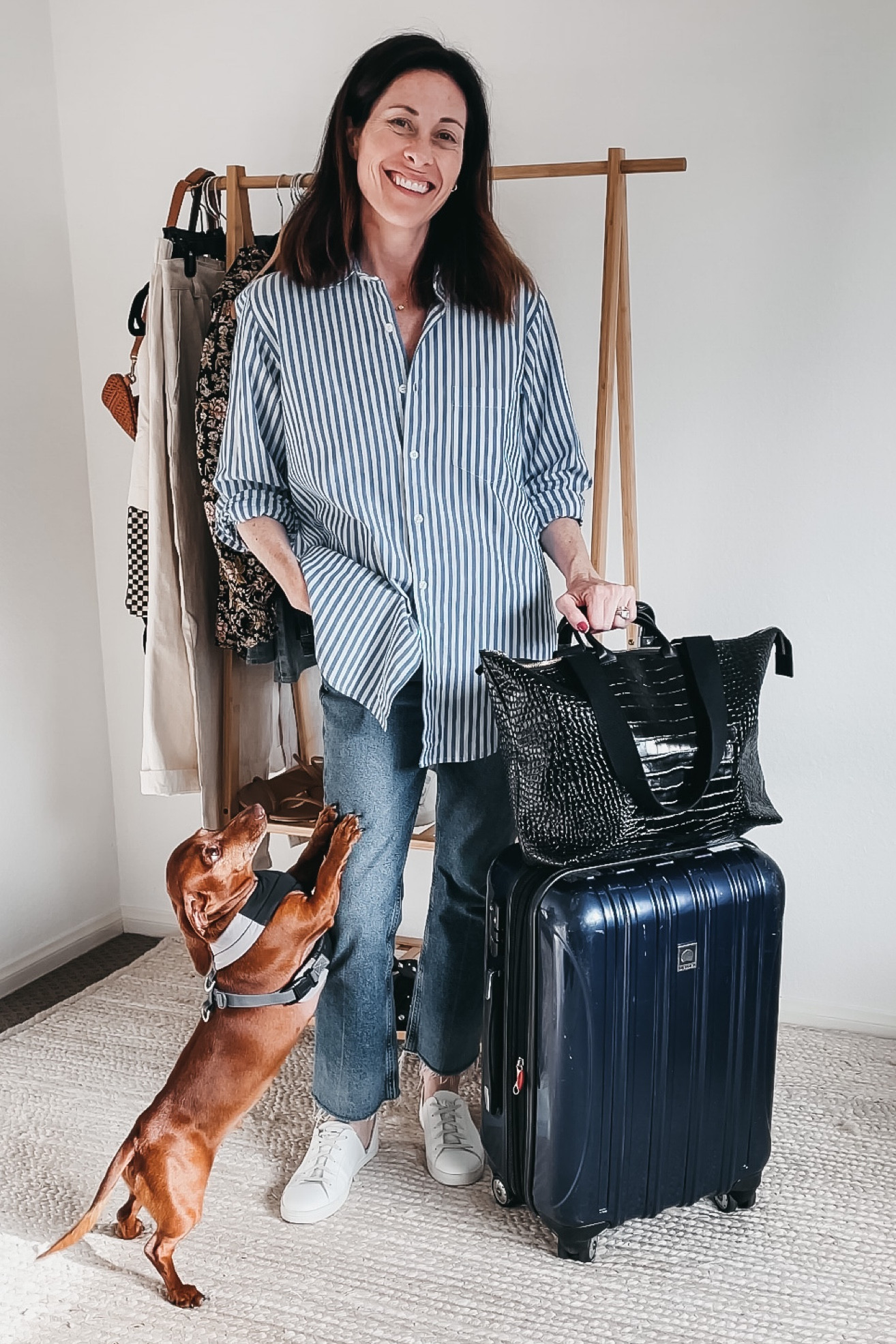 Tote bag is - Clare V
Suitcase is Delsey 


#LTKtravel #LTKSeasonal