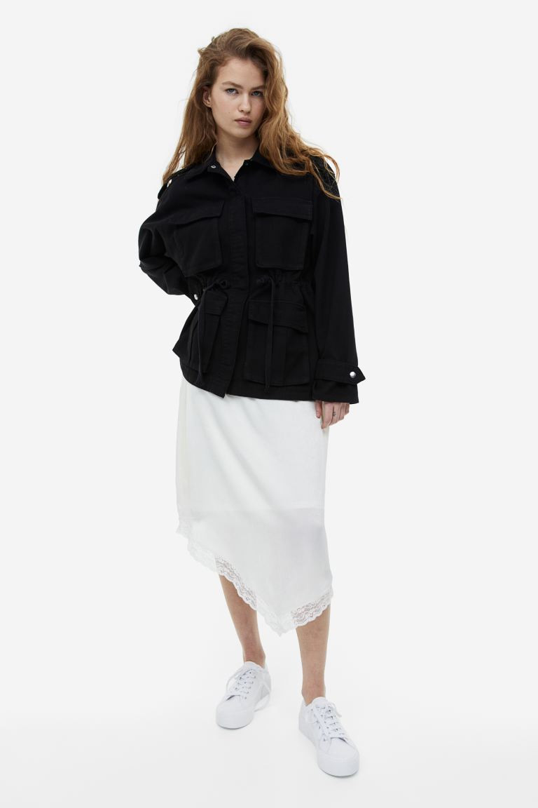 Cotton twill utility jacket | H&M (UK, MY, IN, SG, PH, TW, HK)