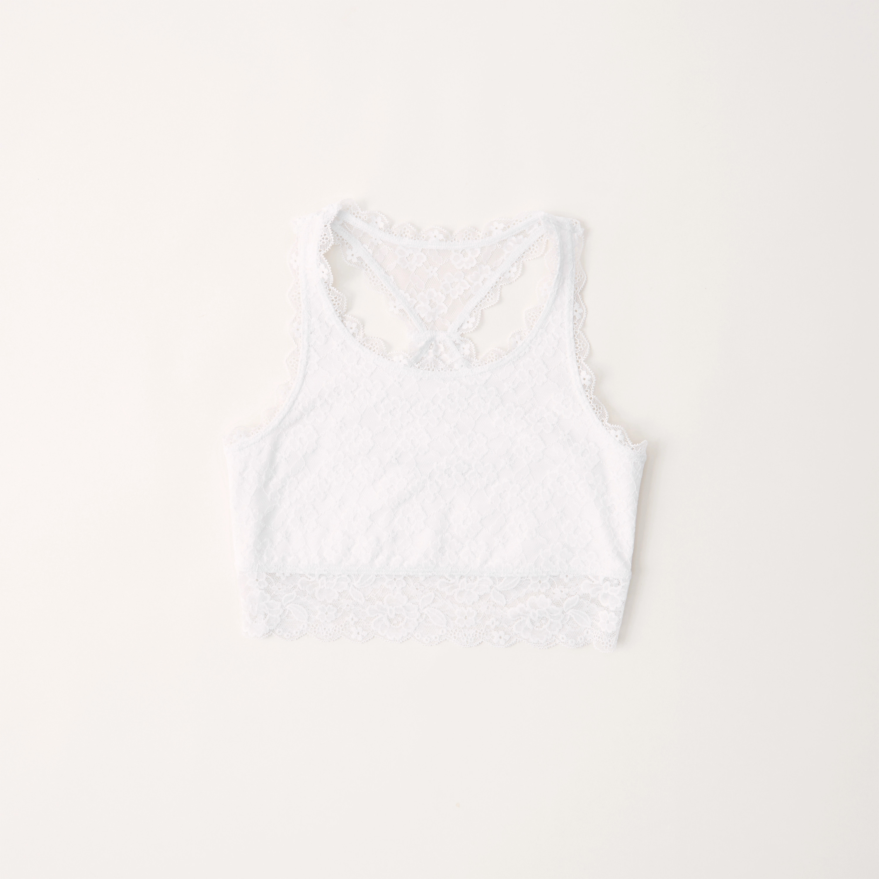 lace racerback bralette
					



		
	



	
		Exchange Color / Size
	


	

	

	
		


  $17.95
  		... | Abercrombie & Fitch (US)