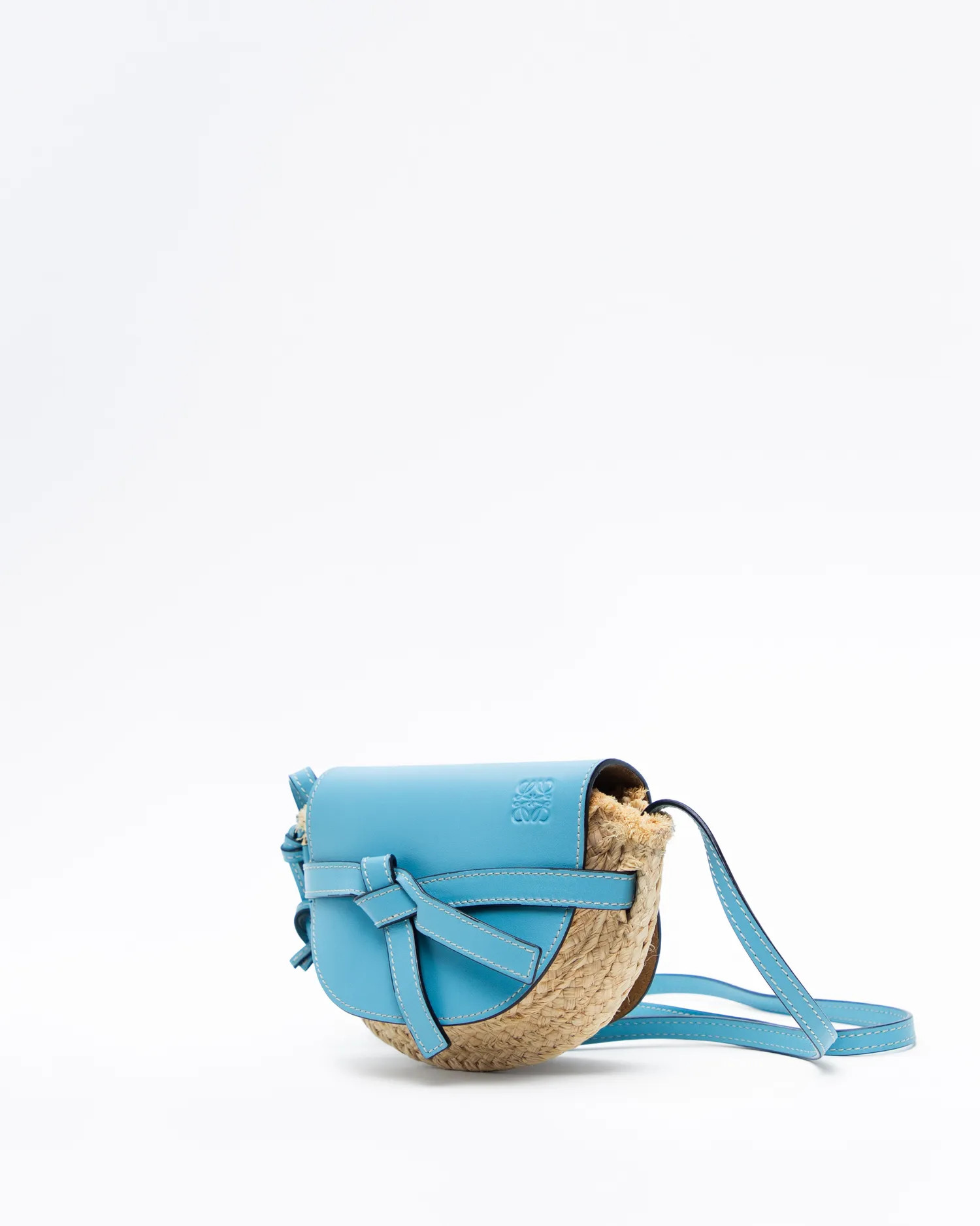 Raffia Mini Gate Bag | Vivrelle