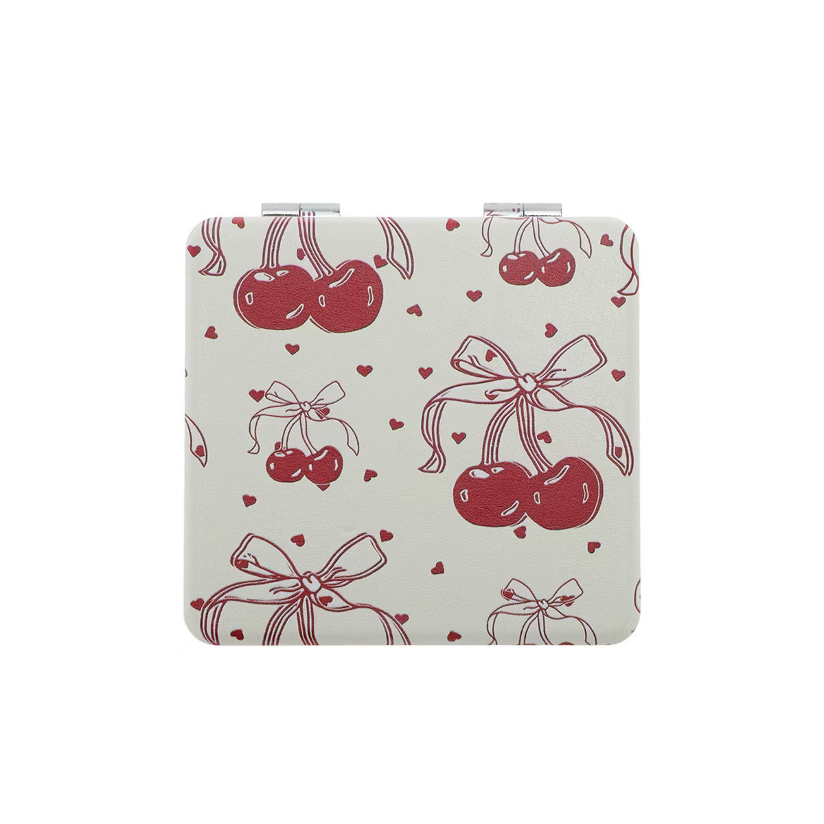 Unique Bargains Bow Cherry Makeup Mirror Red 1 Pc | Target