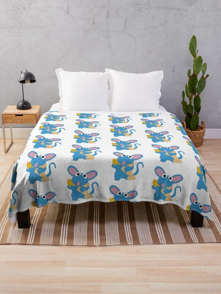 Tutter - Bear in the big blue house  Throw Blanket | Redbubble (US)