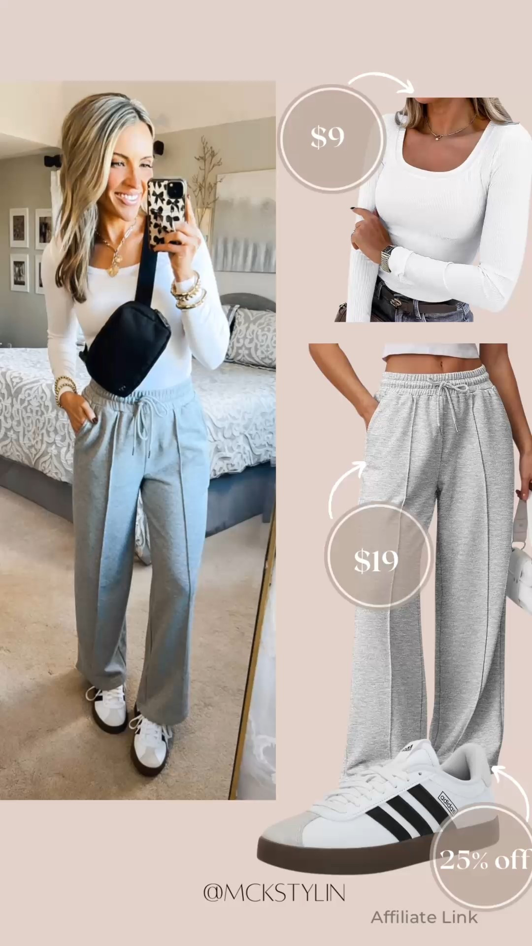 Easy comfortable sweatpants great for a weekend casual look! Wearing xs 

#LTKPetite #LTKSaleAlert #LTKootd