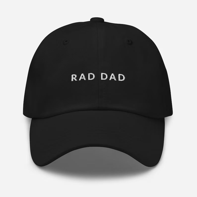 RAD DAD hat, embroidered dad gifts, Father's Day gift, dad bday, dad gifts, gift for dad, custom ... | Etsy (US)