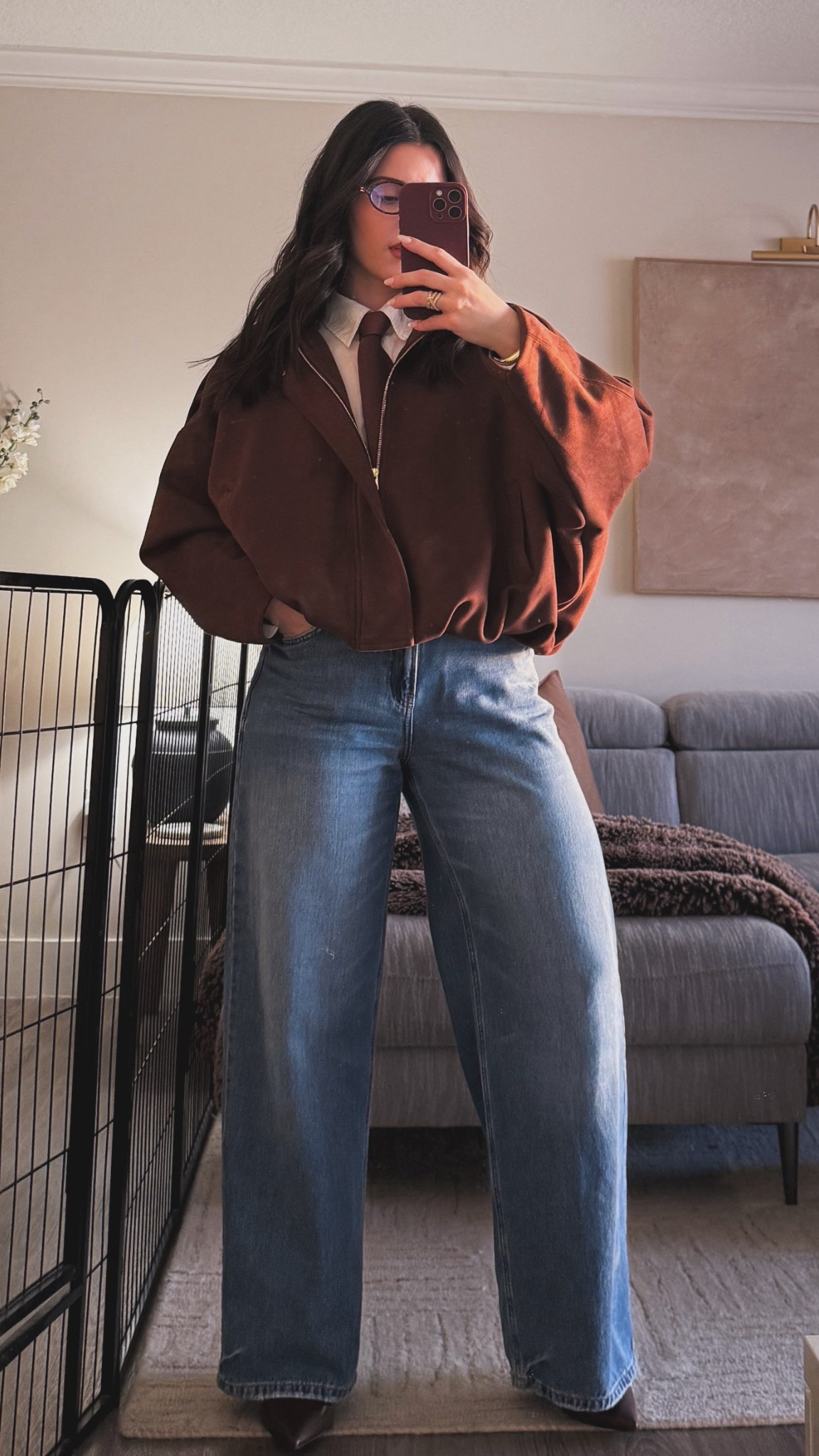 Un outfit cómodo pero bien pensado.
Esta chaqueta es el mejor find del mes 😮‍💨🤎


#LTKootd