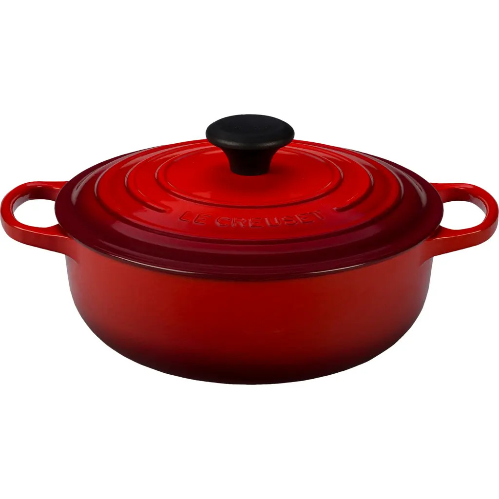 Le Creuset Signature 3.5-Quart Sauteuse Oven in Cerise at Nordstrom | Nordstrom