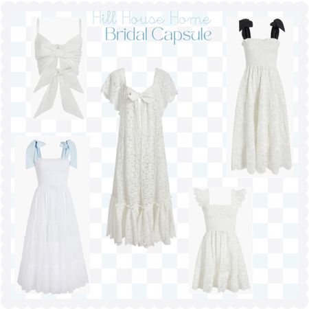 Hill House Home Bridal Capsule is here! I’m fully obsessed with the tie-shoulder lace dresses, bride or not, for summer! 

#LTKSeasonal #LTKstyletip #LTKwedding