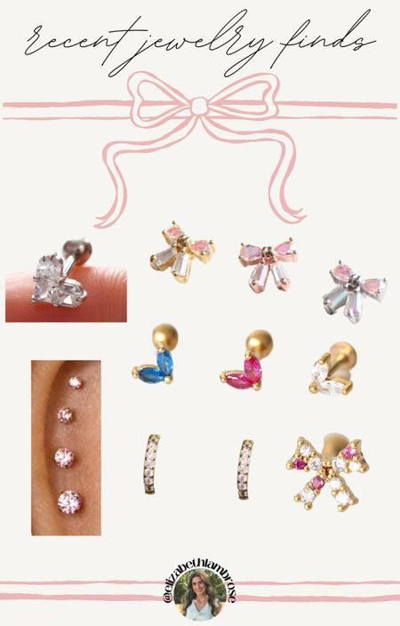 cute jewelry finds! 
my favorites are the bows!! i ordered both of them and can’t wait for them to come in! i’ll show my ear stack once it’s finished!!


#LTKU #LTKstyletip #LTKGiftGuide