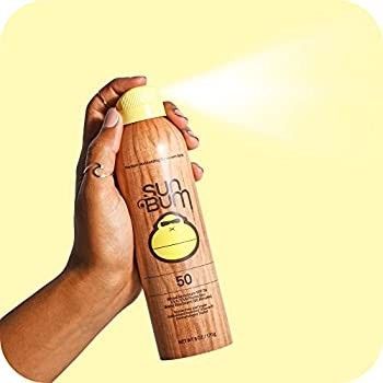 Sun Bum Original SPF 50 Sunscreen Spray Vegan and Reef Friendly (Octinoxate & Oxybenzone Free) Broad | Amazon (US)