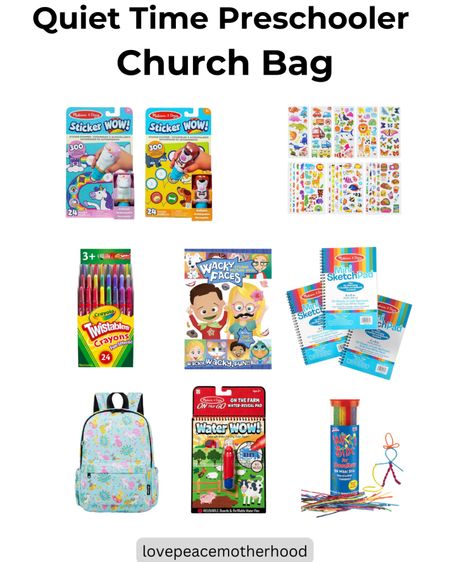 This is what’s in our activity bag for church. Quiet time activities for a toddler/preschooler



#LTKfamily #LTKitbag #LTKkids