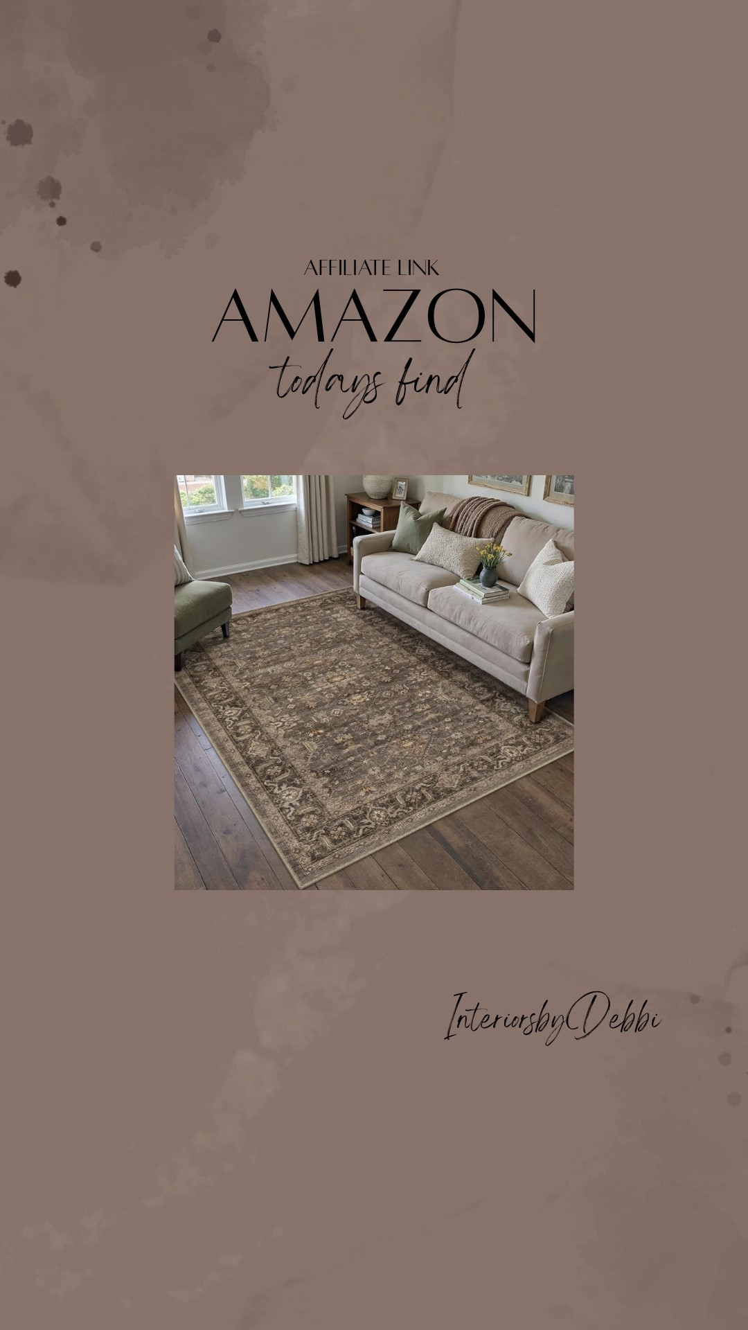 Amazon Find
Area rug, transitional home, modern decor, amazon find, amazon home, target home decor, mcgee and co, studio mcgee, amazon must have, pottery. barn, Walmart finds, affordable decor, home styling, budget friendly, accessories, neutral decor, home finds, buy new arrival, coming soon, sale alert, high end look for less, Amazon favorites, Target finds, cozy, modern, earthy, transitional, luxe, romantic, home decor, budget friendly decor #amazonhome

#LTKSeasonal #LTKHome
