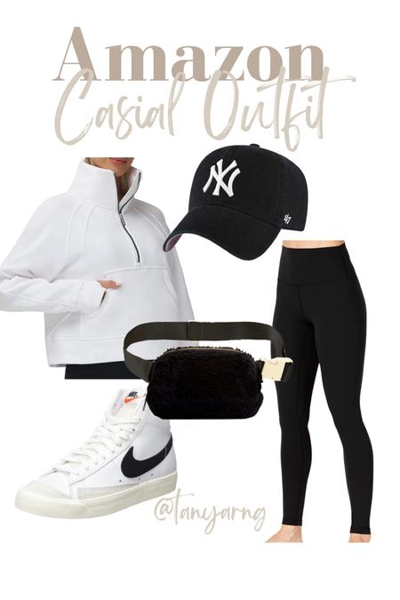 Amazon outfit of the day. Casual women’s outfit. Nike shoes, leggings 

#LTKunder100 #LTKitbag #LTKfit