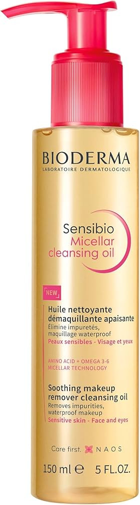 Bioderma Sensibio Micellar Cleansing Oil, 1st Ecobiological Micellar Formula Gentle Face Cleanser... | Amazon (CA)