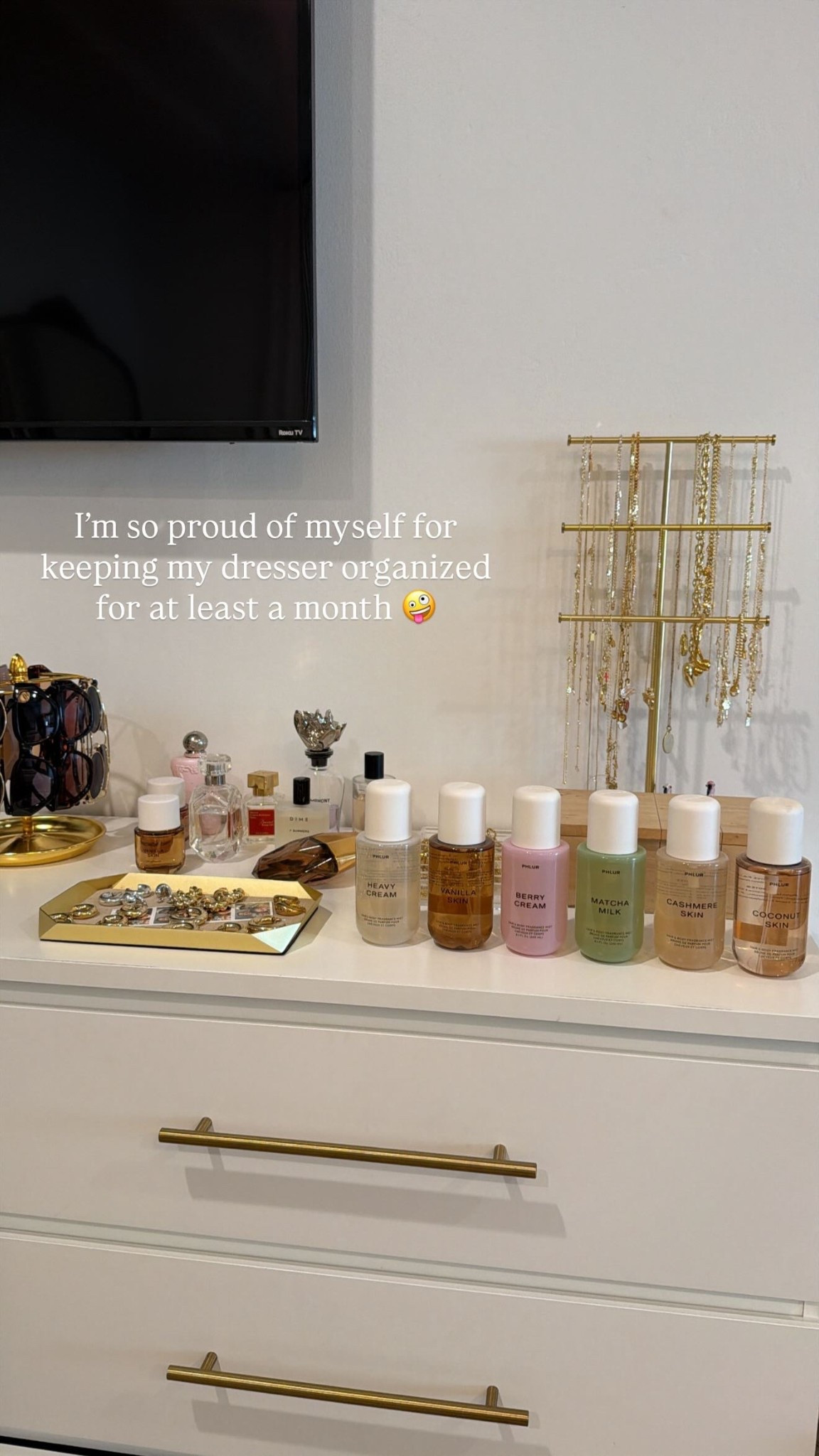I’m so proud of myself for keeping my dresser organized for at least a month 🤪