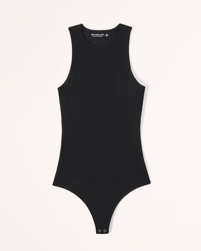 Soft Matte High-Neck Bodysuit | Abercrombie & Fitch (US)
