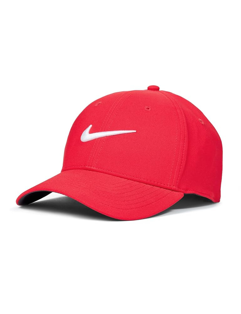 Amazon.com: Nike Dri-Fit Club Structured Swoosh Cap, University Red/White, Large/X-Large : Clothi... | Amazon (US)