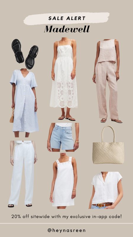 Madewell sale alert! 20% off sitewide when you shop through this post, using my exclusive code. Love these pieces for summer!

#LTKxMadewell #LTKSaleAlert #LTKStyleTip