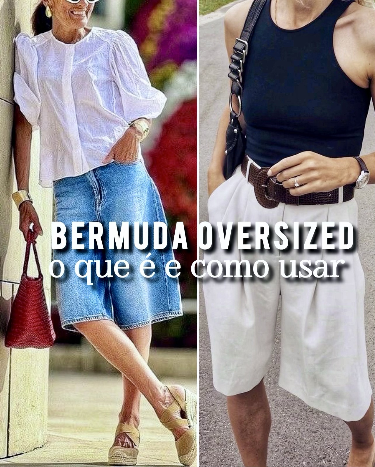 
Às vezes em alta, outras vezes considerada uma peça que “envelhece”, as bermudas são controversas.

Mas elas voltaram com tudo e como sempre na moda: repaginadas! 
As de alfaiataria, já ganharam um lugar definitivo.

E agora temos as bermudas oversized, que estão super em alta.

O que são e como usá-las?

São modelos bem largos, com a cintura mais alta e ajustada,  mas a modelagem é ampla.

Os modelos jeans são os preferidos , mas os de alfaiataria também são bem-vindos!

Elas ficam ótimas com camisetas e coletes.

Mesmo com acessórios sofisticados como saltos , ainda assim é uma peça despojada e moderna. Que traz leveza e jovialidade ao look.

Alguns acham que ela pode “engordar visualmente”. Então a dica é usá-la com peças mais ajustadas na parte superior.

É bom lembrar que muitas vezes são as peças justas que destacam o volume e podem nos “engordar”. Então, aposte em modelos ajustados mas levemente soltos.

E se você não achar um modelo assim e quiser aderir ao look, você pode até mesmo cortar uma calça que combine com você e com o seu biotipo.
Fica a dica!

E então? Já tinha visto esse modelo por aí?  Essa bermuda combina com você? Comente o que você achou dessa peça.

E se gostou das dicas, não esquece de salvar o post e enviar para as amigas se inspirarem também.

#LTKdicadeestilo #LTKmidsize #LTKbrasil